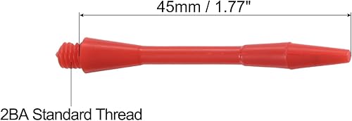 Miniatura 2 de PATIKIL Dart Shafts, tallos de dardos de plástico medianos para punta de acero