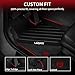 LASFIT Floor Mats for BMW 3 Series 2012-2018 320i 328d 328i 330e 330i 335i 340i M3 RWD & Sedan Only(Not for 335is, X-Drive, GT), All Weather TPE Custom Fit Car Liners 1st & 2nd Row Mat, Black