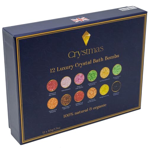 12 Crystal Bath Bombs- Bath Bomb Set- Spiritual Gifts -Luxury Bath Bombs - Bath Bombs for Women Gifts - Crystal Gifts - Bath Sets for Women Gifts - Bath Gift Sets for Women - UK Seller - Image 8