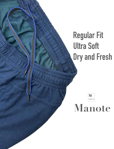 Men's Merino Wool 8" Shorts with Pockets, Casual Lightweight Ultra Soft Athletic Shorts with Drawstring4