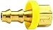 Dixon 1/4" Hose ID x 1/2"-20 UNF Thread Rigid F SAE x Push-on Hose Barb, Br (292-0408)