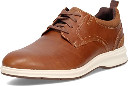 Rockport Men's Total Motion City Plain Toe Sneaker, Tan, 9