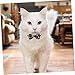 balacoo 6 Pcs Pet Cat Collar Pet Bell Collar Kitten Collar Dog Neck Collar Cat Collars Dog Necklace Collar Nylon Dog Pet Bow Tie Bowtie Dog Collar Dog Neck Ties Polyester Puppy Cosmetic