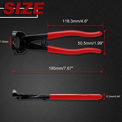 Image of SPEEDWOX Tile Nippers for Ceramic Tiles 8 Inches Mosaic Cutter Pliers Tile Nippers Mosaic Tools Nipper Cutting Tools Glass Cutter Ceramic Tile Cutter for Porcelain Glass Mirror (Pack of 2)