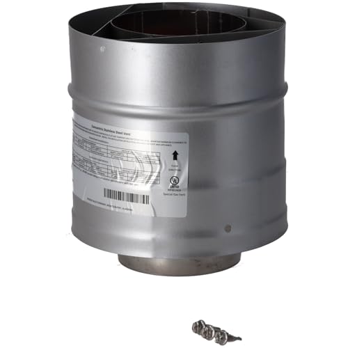 Rheem ProTech Stainless Concentric Straight (6") Pipe for Venting Tankless Gas Non-Condensing Water Heaters - RTG20270A