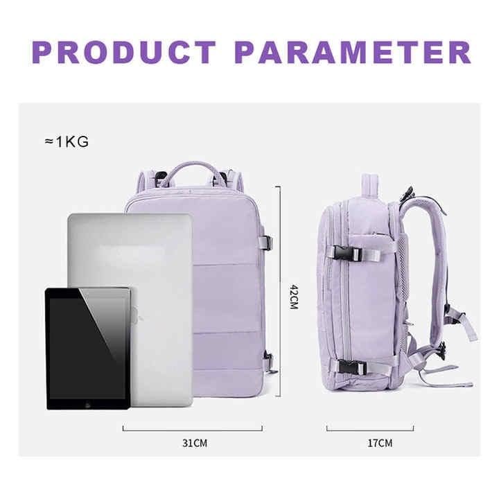 Generic Travel Backpack, Durable, Lightweight, Multiple Compartments (Dark Green), Large4