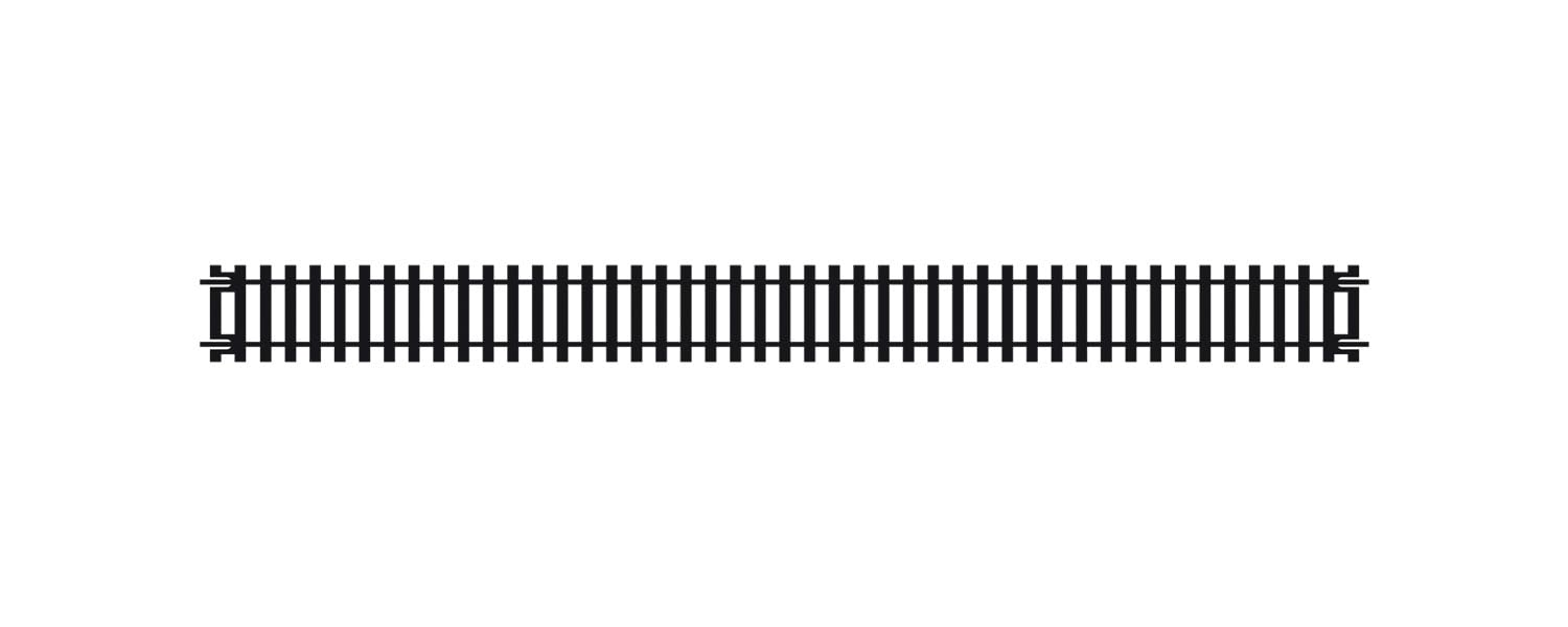 Hornby 00 Gauge 335Mm Double Straight Track Model