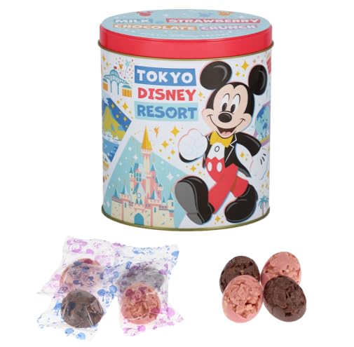 Amazon.co.jp: T.L.S ミッキー＆フレンズ 缶入りチョコレートクランチ