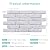 Commomy Faux Brick 3D Wall Panels - 12 pcs of 22.8" x 11.8" Thin UrltraLight PVC Peel and Stick Tile Whitewash Brick Printable for Kitchen,Bedroom, Living Room,TV Background?Covers 22.48 sq.ft?