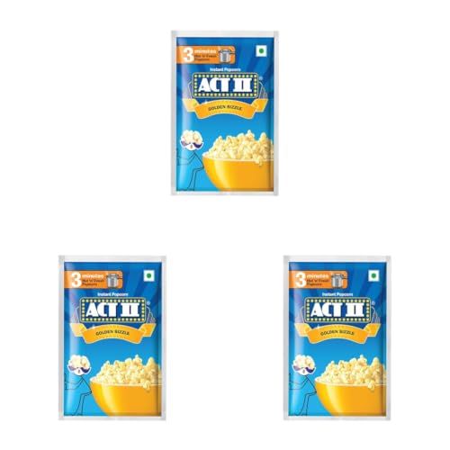 Image of Act II Golden Sizzle Popcorn, 30g (Pack of 3)