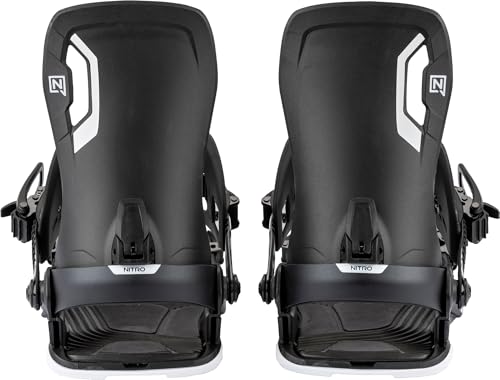 Nitro Unisex – Erwachsene Talent Bindung Snowboardbindung, Ultra Black, L