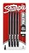 Sharpie Wraps Pen, Fine Point, 4-Pack, Black (1924213)