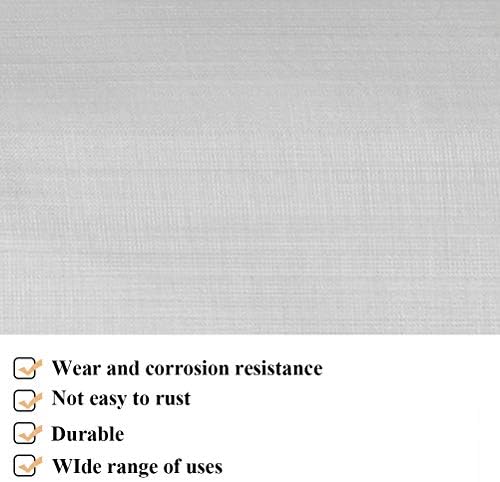 TIMESETL 304 Stainless Steel Woven Wire 200 Mesh - 30 X100CM Filter Screen Sheet Filtration Cloth