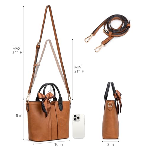 Montana West Small Tote Bags for Women Crossbody Purses Cute Satchel Handbag with Detachable Strap3