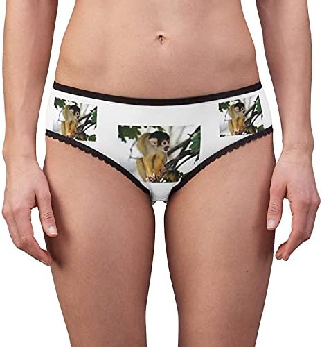 Squirrel Monkey In A Tree Panties, Squirrel Monkey In A Tree Underwear, Briefs, Cotton Briefs, Underwear, Panties For Women