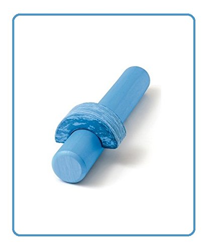 SISSEL Head Align Dynamic Kopfstütze + Pilates Roller Pro: Ø 15 cm, 90 cm lang | Pilates-Set | Faszien-Training | blau