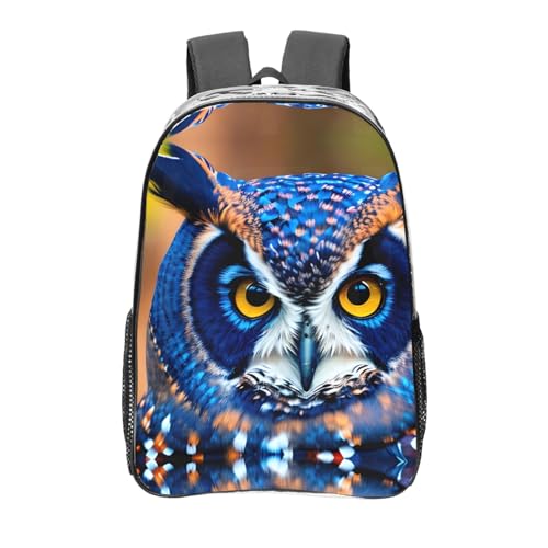Sac à dos en PVC transparent Blue Owl 1 pour passer la sécurité des stades facilement