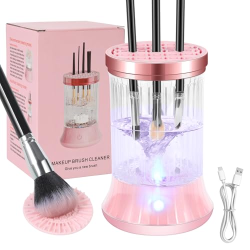 Electric Makeup Brush Cleaner Machine, Automatic USB Cosmetic Brushes ...