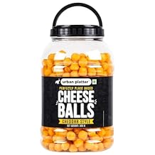 Urban Platter Cheese Balls 300g Cheddar Flavour Plant-Based Vegan Snack Party Pack