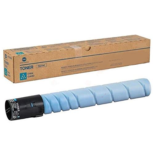 Konica Minolta TN319C A11G430 Bizhub C360 Toner Cartridge (Cyan) in Retail Packaging