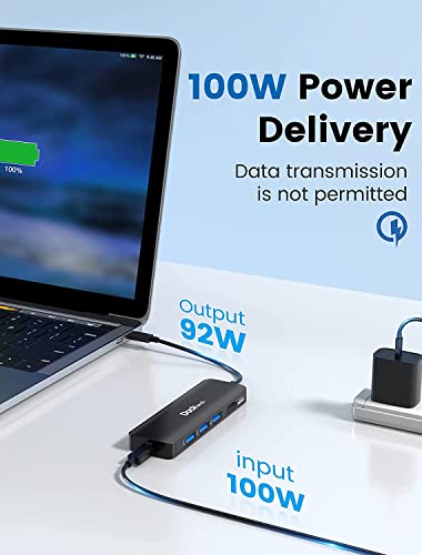 USB-C-HUB-4K-60Hz-Dockteck-USB-C-Multiport-Adapter-5-in-1-with-4K-HDMI-100W-Power-Delivery-3-USB-30-Data-Port-for-MacBook-ProAir-M1-2020-iPad-Pro-2021-iPad-Mini-6-Surface-Pro-and-More