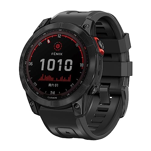 Koelaa 22mm Silicone Strap Compatible with Garmin Descent G2/Descent G1/Fēnix 8 Pro/8/E 47mm/Tactix 8 47mm/Fenix7/Solar/6/5