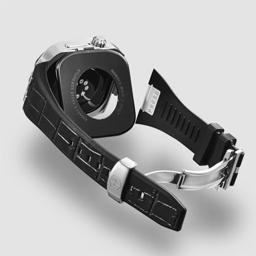 [HUMBLE RICH] ユニセックス Apple Watchケース ハンブルリッチ クラシック 1046CL02SSYLBKS Apple watch シリーズ 10対応 シルバー ステンレススチール [並行輸入品]