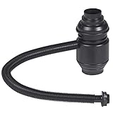 Farbe: Schwarz Nature Anschluss Set für Regentonne 48/85cm Verbindungsset Verbinder Regenfass