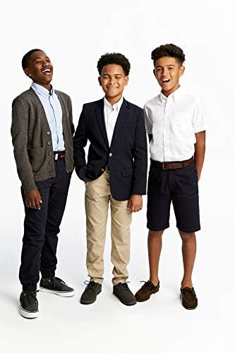 French Toast Boys' Expandable Collar Button Down Dress Shirt with Long Sleeves, White, 12 — view 10