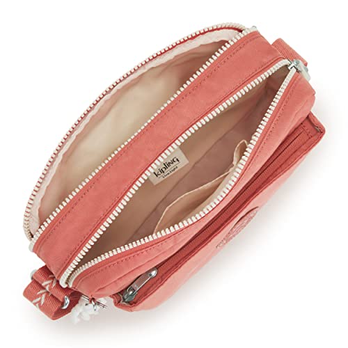 Image of Kipling Women's Abanu Medium Crossbody Bag, Lightweight, Adjustable Nylon Waist Pack with Multi-Compartment Zip Pockets