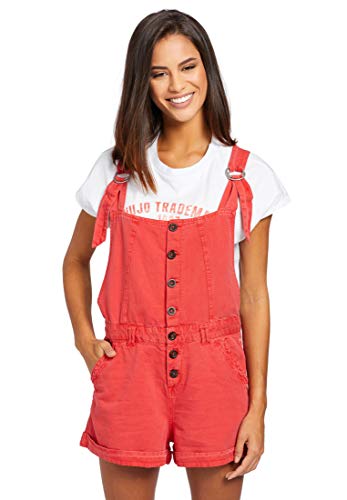 Preisvergleich Produktbild khujo Damen Kurze Latzhose Georgina rot - L