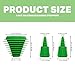 HEMPER Plugs + Caps | Universal Cleaning Plugs for Glass Water Pipes and More | Fits Male & Female Joints | Leak-Proof Seal Cleaning | Durable, Reusable & Easy to Use - (Green)