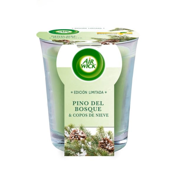 Air Wick Vela Aromática Perfumada con aroma a Pino del Bosque y...