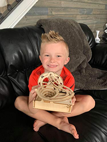 Solar Wooden Marble Run For Kids 8-12 - Wood 3D Puzzle - Building Blocks Toy & Construction Play Set - Marble Maze Track & Race Game- Educational Science Experiment & Stem Learning Gift For Boys Girls #TOP7