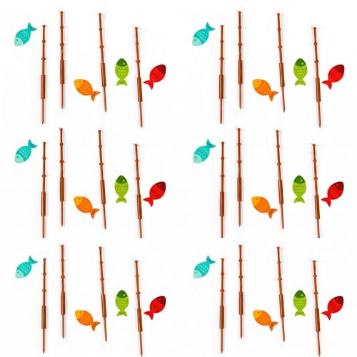 Fun Express Little Fisherman Fishing Pole Picks Set of 25