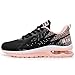 Produktbild GANNOU Damen Air Athletic Laufschuhe Mode Sport Gym Jogging Tennis Fitness Sneaker US 5.5-10, Peachblack, 40.5 EU