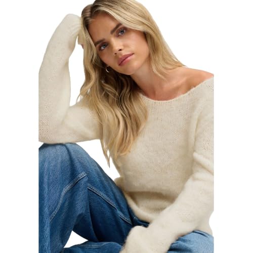 Superdry Femme Pull Encolure Bateau Coupe Décontractée - vue 6