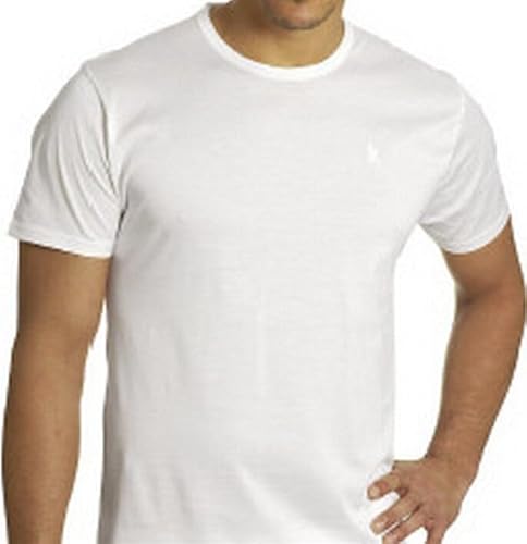 Pacote com 3 a 6 camisetas masculinas brancas 100% algodão gola redonda sem etiqueta P-2GG, 3 peças,