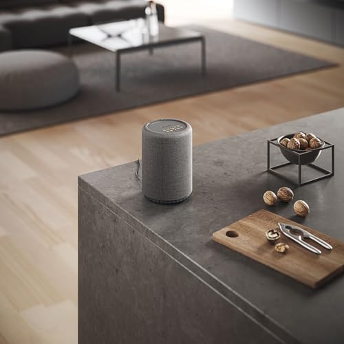 Image of Audio Pro A10 MkII W - Compact WiFi and Bluetooth Speaker, Multiroom, AirPlay 2, Google Cast, Spotify Connect - Dark Grey