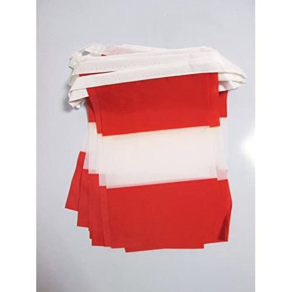 Guirlande Drapeau Pérou 12m AZ FLAG avec 20 fanions civils péruviens