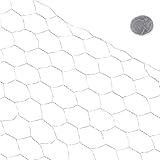 Fencer Wire 20 Gauge Galvanized Poultry Hex Netting with 1 inch Mesh (2 ft. x 150 ft.)
