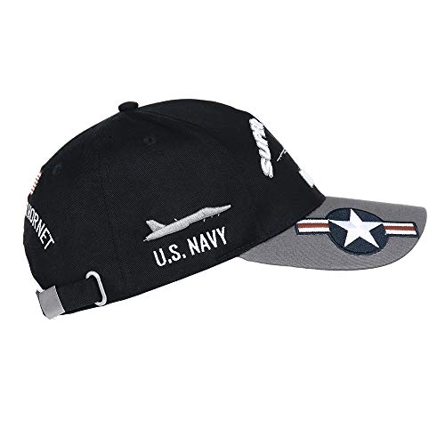 Super Hornet F/A-18 - Gorra de béisbol, color azul marino, azul marino, Altoa única