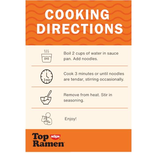 Image of Nissin Top Ramen Noodles, Chicken and Beef Soup, Variety Pack, 3 Ounce (Pack of 48)
