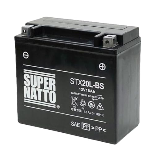 SUPER NATTO / STX20L-BS �iYTX20L-BS�AYTX20HL-BS�AGTX20L-BS�AFTX20L-BS�݊�) �X�m�[���[�r���p�o�b�e���[ �V�[���h�^MF(�{���o���f�B�A SKIDOO�AYAMAHA VK Professional