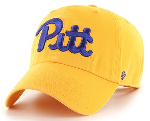 Pitt Panthers Yellow Gold Gorra Ajustable para Hombre