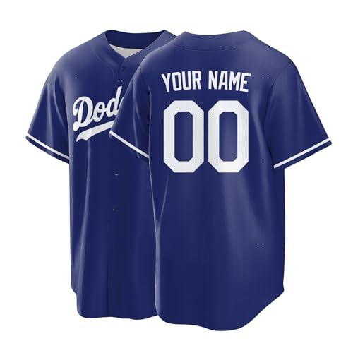 Custom Baseball Jersey Personalized Name & Number Practice