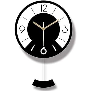 Acrylic Modern Minimalist Pendulum Clock Living Room Bedroom Art Wall Clock Creative Restaurant
