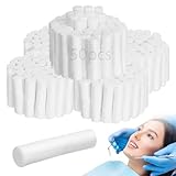 Milisten Nasenbluten Stopper: Blutstillende Watte Dental Gazes Rollt Baumwolle Pads 5 Pack Nasenblutenstopper Weiche Zahnwatterollen FüR Notfall Oder
