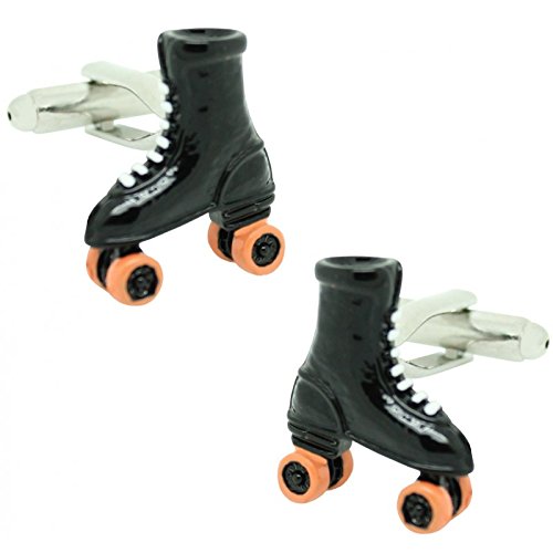 Gemelos patines negros de hombre ideales para bodas y fiestas de gala