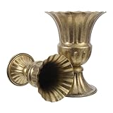 Facile à décorer : assemblez et remplissez rapidement votre vase urne ou votre support pour plantes sur pied avec des fleurs en mousse, des bouquets de fleurs artificielles ou une plante fraîche, selon vos besoins pour n'importe quelle pièce ou événement. pot de fleurs vintage en fer, cache-pot urne